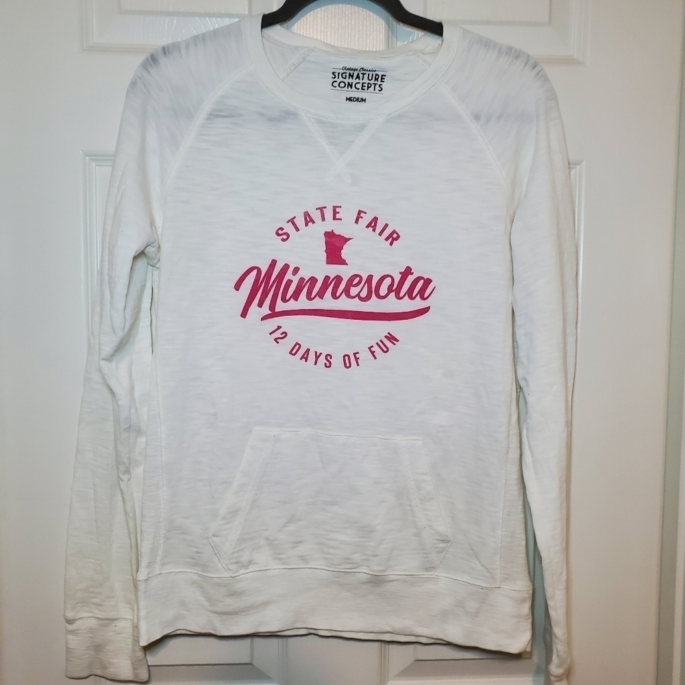 MN Minnesota State Fair Crewneck Sweatshirt Sz M